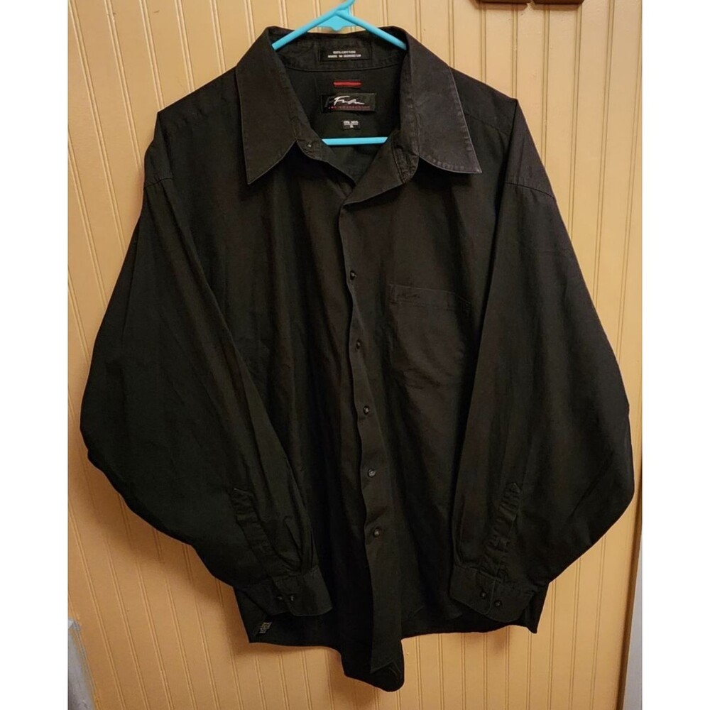 Fubu The Collection Men Dress Shirt Size Large 17.5-34/35